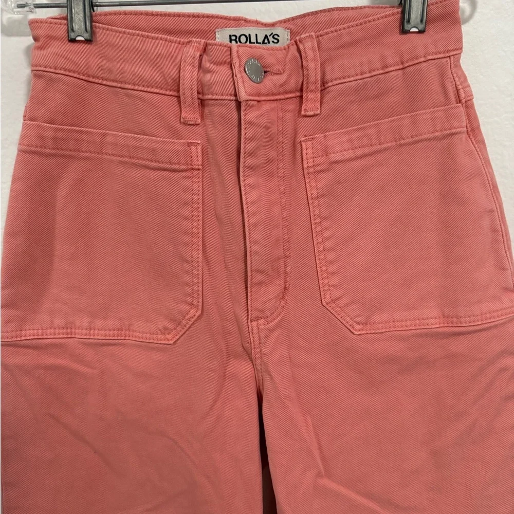 Rolla's Sailor Scoop Ankle Crop Jeans -Rose Size 26 - Picture 10 of 11
